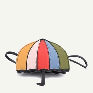 Kids umbrella crossbody bag